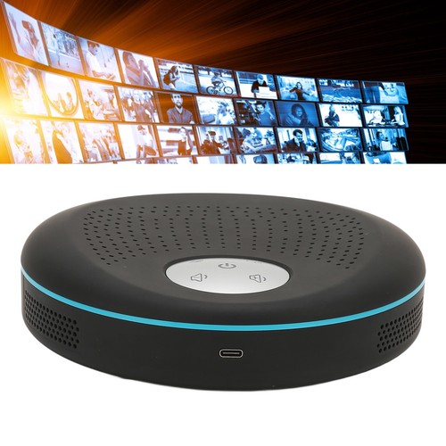 BT Speakerphone Built In HiFi 6 Mics 360° Voice Pickup Conference Mic For Mee DB - Photo 12/12