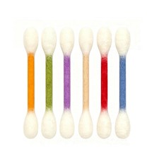 GFRTUIO 6 PCS Cotton Swabs Cat with Catnip Cat Q tip Toy Kitten