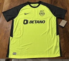 SCP Portugal Sporting Clube de Portugal Nike 21-22 Away Jersey Men Size L Large