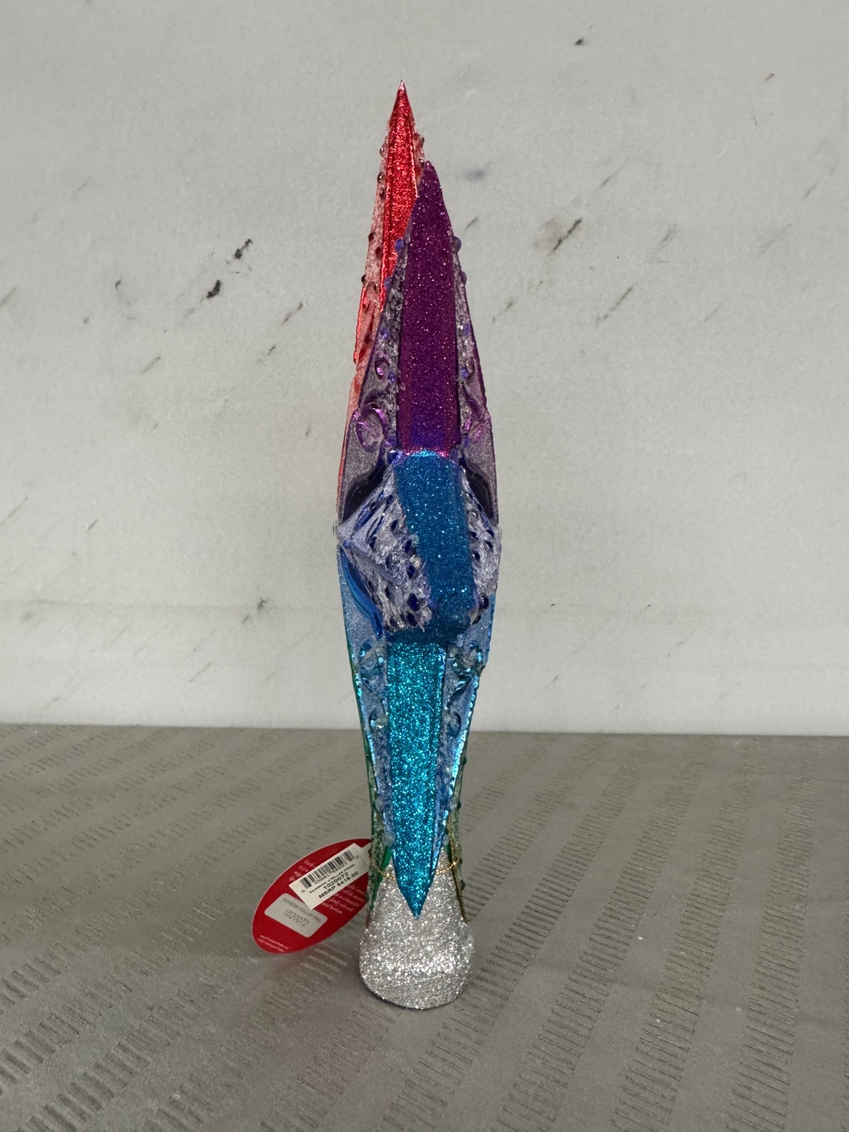 CHRISTOPHER RADKO Rainbow Stellar Finial Tree Topper 14x14" (NIB) -MSRP$416.00-