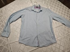 Men's Penguin by Munsingwear Textured Design Button-Up Long Sleeve Shirt Size XL