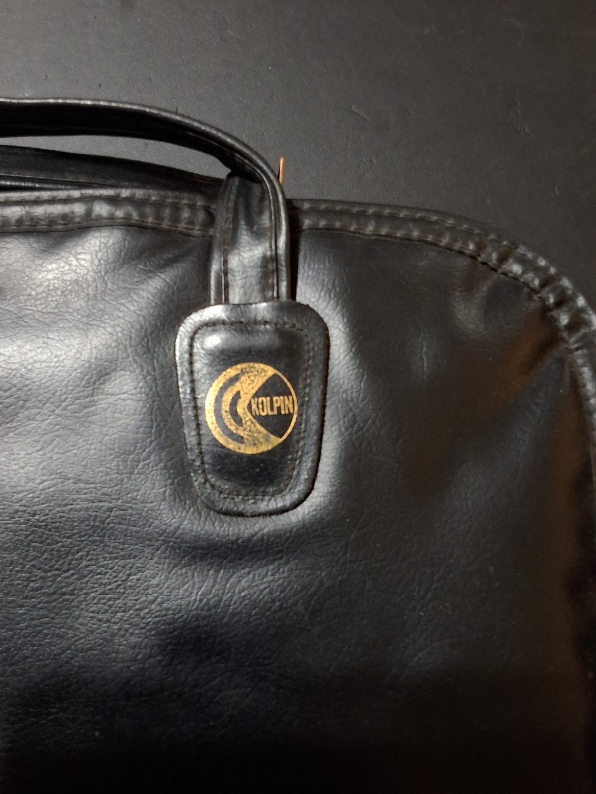VINTAGE LEATHER KOLPIN SOFT SHERPA INTERIOR PISTOL CASE 14”X 7'' W/DOUBLE HANDLE
