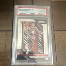 Panini Prizm 2018-19 Trae Young #78 Rookie Card PSA 10 Atlanta Hawks. rookie card picture