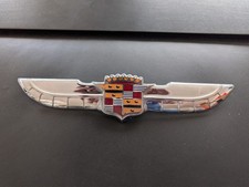 1947 Cadillac Rare Oem Rear Deck Lid Emblem Rex 1452753 12