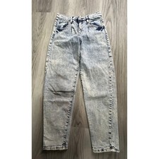 RSQ Kids Acid Wash Denim Jeans Pants Size 14 Vintage Style Light Wash