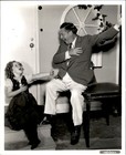 LMPE40 1937 Original C. Raudebaugh Photo "HEIDI" SHIRLEY TEMPLE & UNKNOWN MAN — photo 1