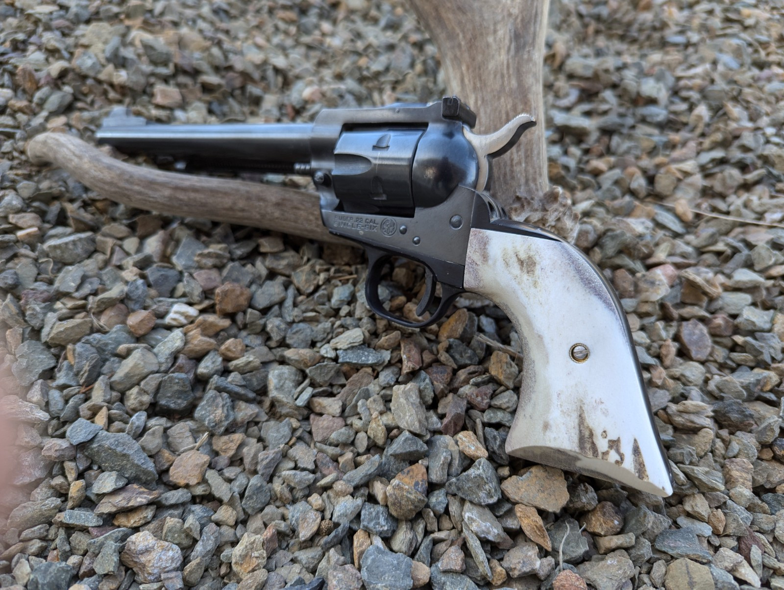 Ruger Blackhawk Grips Old Vaquero Xr3-red Single Six Elk Antler