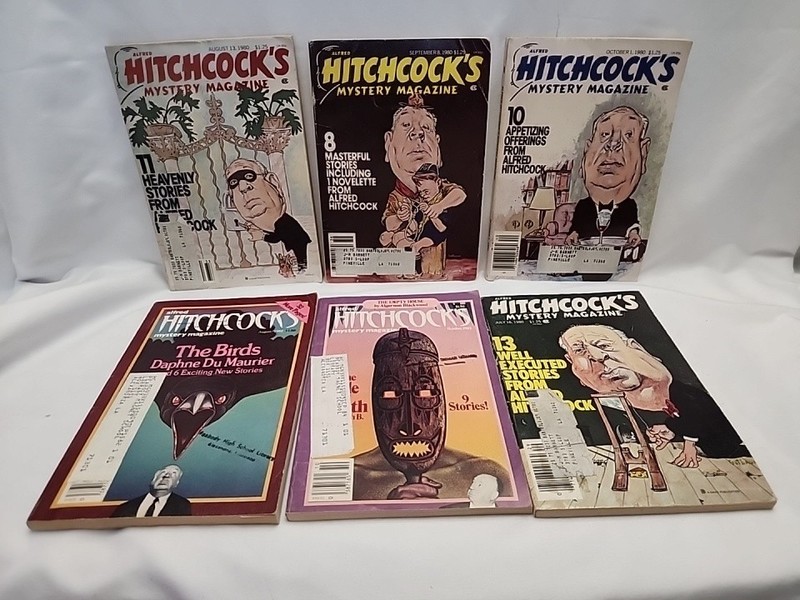 The Hitchcock Mystery Magazine Lot of 6: '80, 82, 83