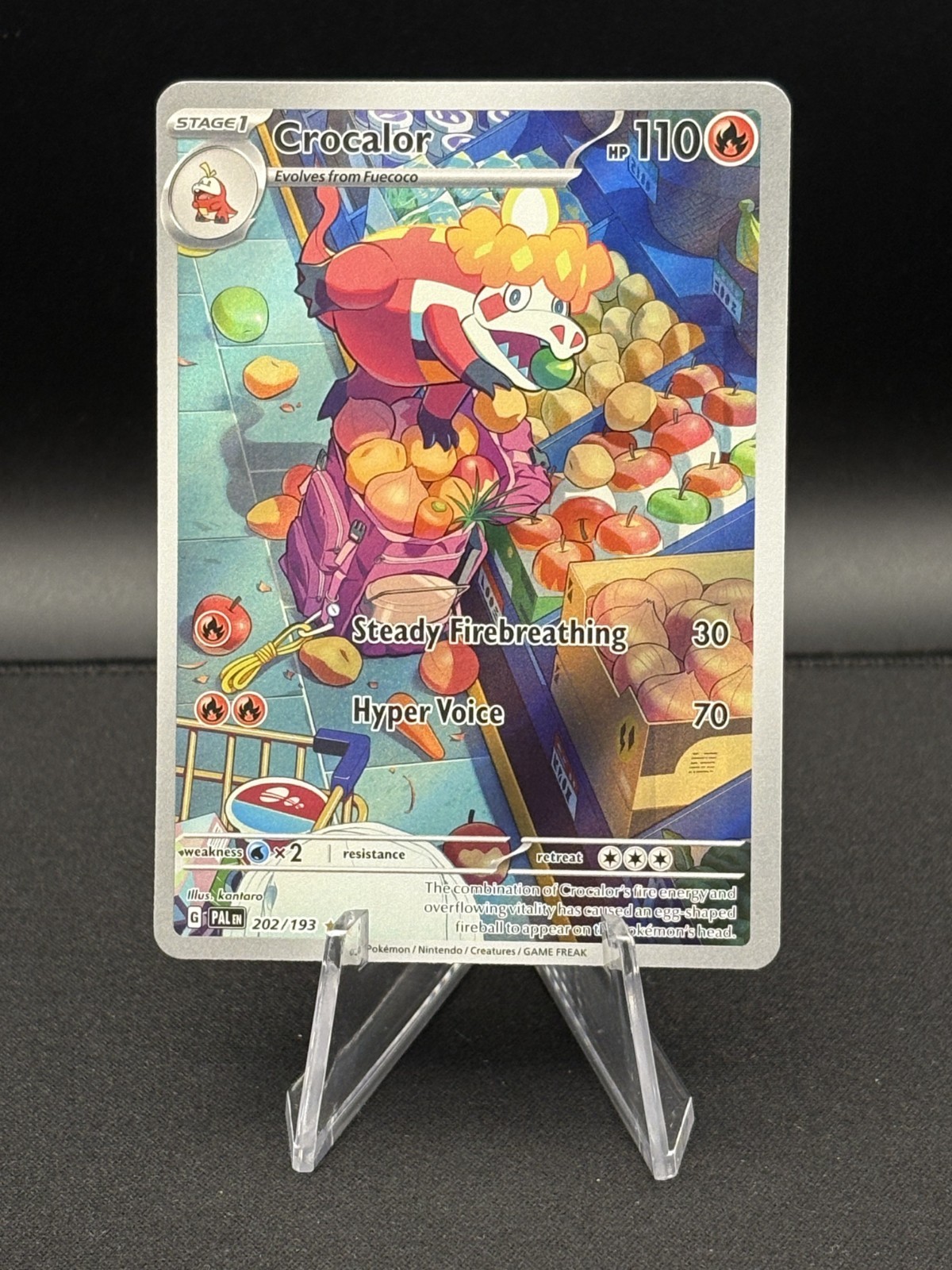 Crocalor 202/193 - Paldea Evolved Holo - NM