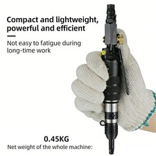 Pneumatic Straight-Type Rivet Gun Pneumatic Hammer Solid or Hollow  NEW