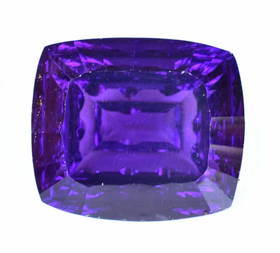 Untreated Natural Purple African Amethyst 41.70 CT Certified Cushion Gemstone - Image 3 of 4
