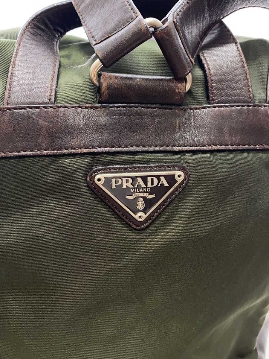 PRADA Mini Backpack Triangle Logo Triangular Logo… - image 5