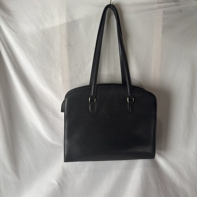 Vintage Coach Madison Arcadia Bag Black Over The Shoulder Purse