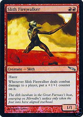 MTG - Mirrodin - Slith Firewalker - Foil - NM