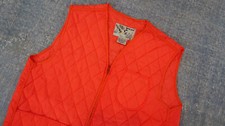 vintage Duck Bay hunting vest, size M, hi-vis, 80s, 90s