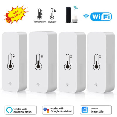 Tuya Wifi Temperature and Humidity Sensor Indoor Thermometer Hygrometer Lot