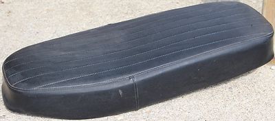 Custom Chopper Bates Style Lipp Plastics Harley Racing Seat Black Vintage U-1410