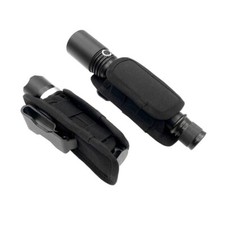 360 Rotating Flashlight Holster Belt Carry Case Nylon Tactical Torch Pouch Bag