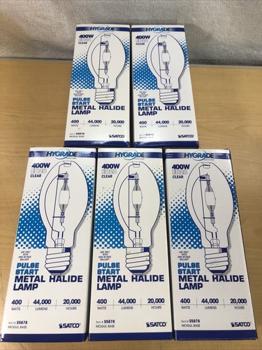 Lot of 5 - Satco S5878 MS400/ED28/PS/U/4K (5584) - Picture 1 of 7