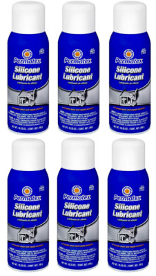 PERMATEX SILICONE LUBRICANT SPRAY 10.5OZ - 80070 - CASE OF 6