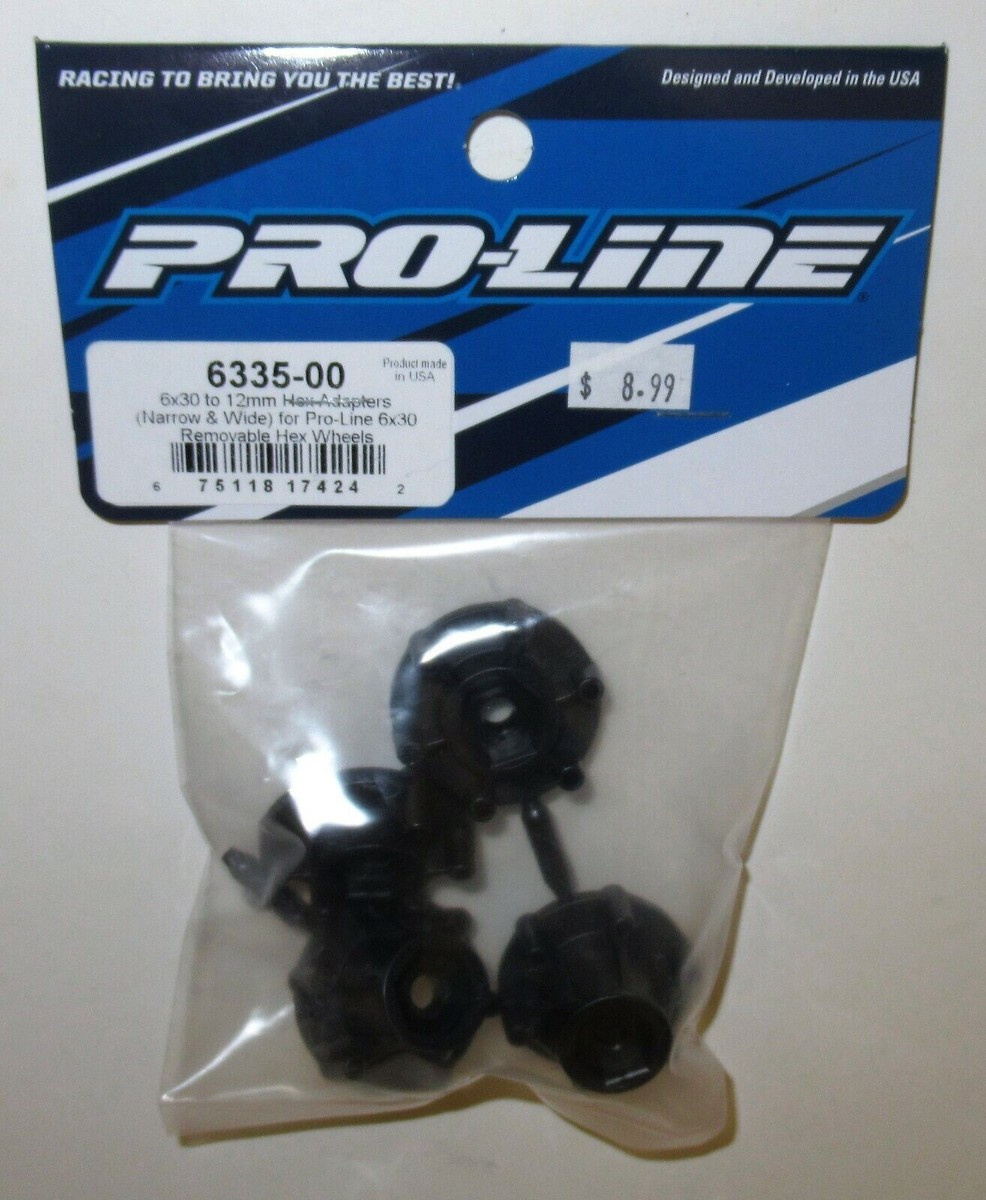 Pro-Line 6x30 to 12mm Hex Adapters (Narrow & Wide