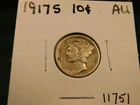 1917 S    Mercury Dime  Item # 11751