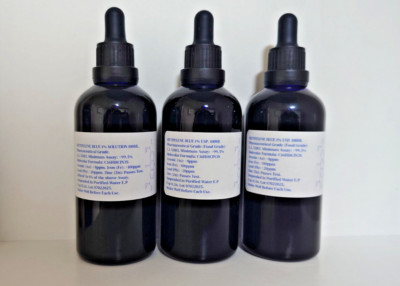 Methylenblau 1% Lösung Pharmaqualität 100ml. Höchste Qualität. UK.