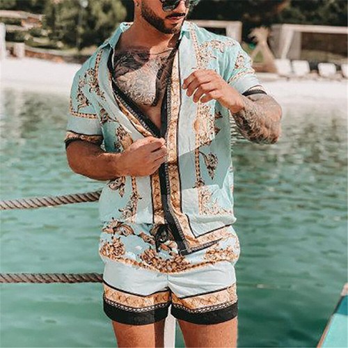 T Shirts and Shorts Sweatsuit Set 