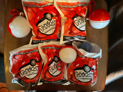 Pokemon Pokeball Burger King Kids Meal 90's Toy Vintage - Main Image