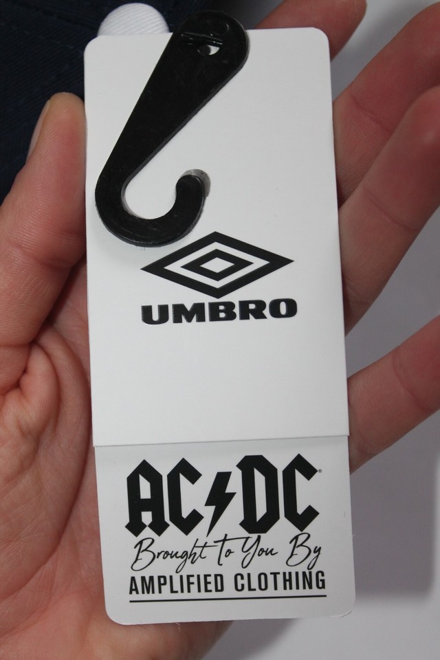 AC/DC Baseball Cap High Voltage Blue Umbro Cap | eBay