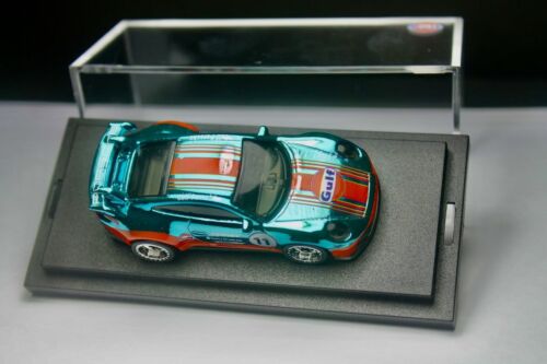 Hot Wheels Porsche GT3 Blue Spectraflame Custom W/ display Case - Picture 5 of 5