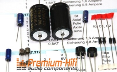 Reparatursatz Netzteil für Studer Revox B77 MKI,  MKII 1.177.310 / .311 / .312