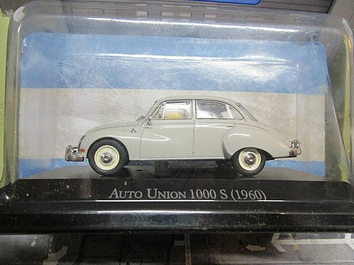 DKW Auto Union Audi 1000S 1000 S grau Limousine 1960 Argentina Atlas SP IXO 1:43 - Bild 2 von 4