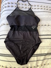 La Blanca One Piece Swimsuit Size 12 Black Summer Bathing-suit