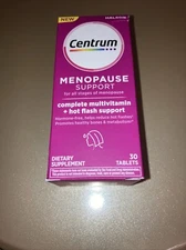 New Centrum Complete Multivitamin Supplement Support Menopause Tablets 30 Count