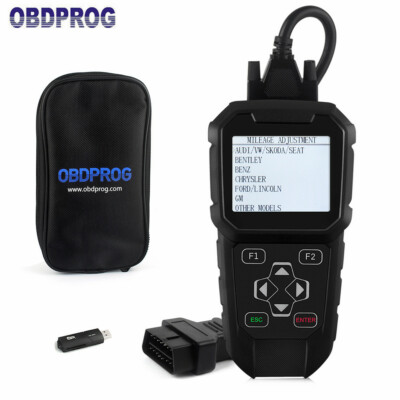 OBDPROG Car OBD2 Odometer Correction Mileage Adjustment Cluster Calibration Tool