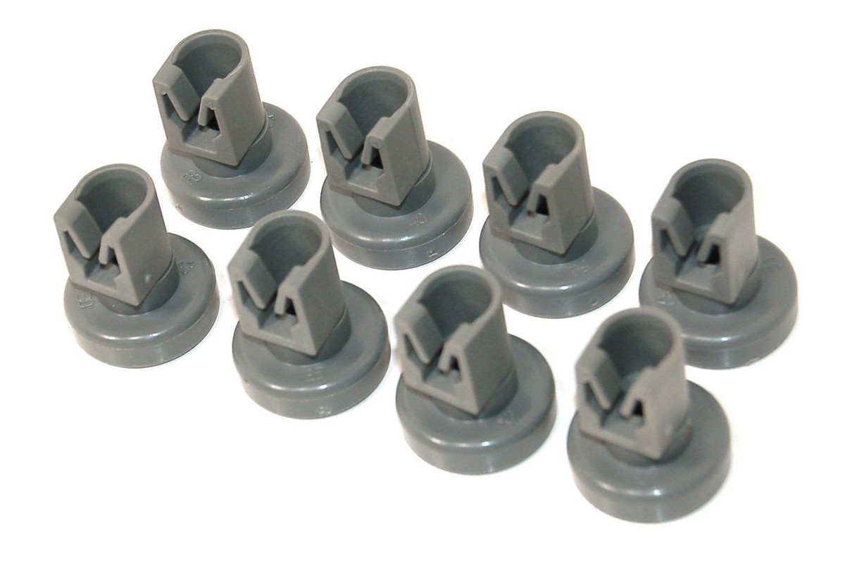 8 X Rotelle Cesto Inferiore Per Electrolux Zanussi AEG Lavastoviglie - Foto 3