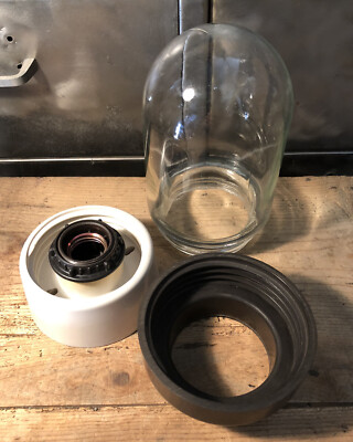 LAMPE FER FORGÉ et OBUS en pâte de verre signé EUR 59,00 - PicClick FR