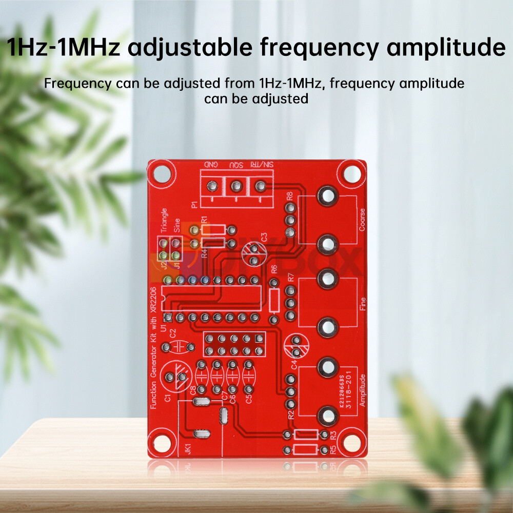 12V ICL8038 Adjustable Frequency Signal Generator DIY Kit Xr2206 12V ICL8038 Adjustable Frequency Signal Generator DIY Kit Xr2206
