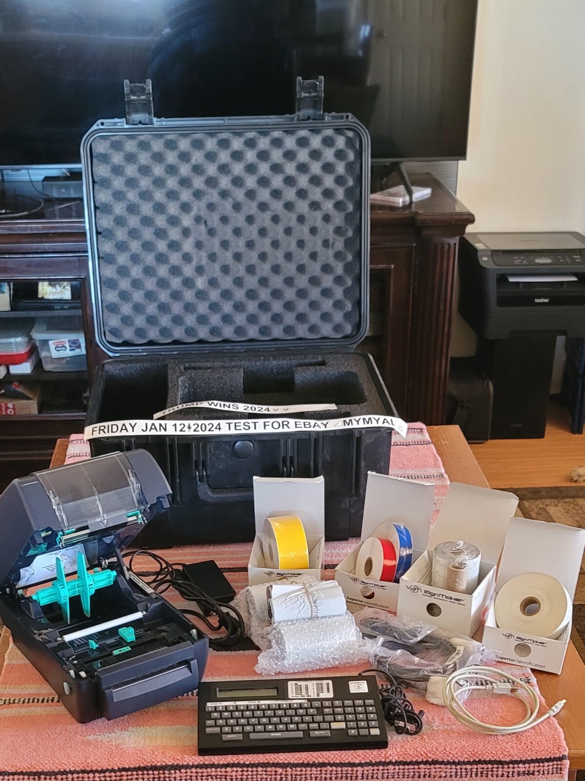 Cobra VNM 4 Signmaker Label Printer System – No Computer Required – Tested & Working-image