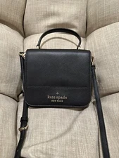 Kate Spade Black Staci Square Crossbody