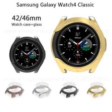 Case glass 2in1 Watch Case for Samsung Galaxy Watch4 Classic 42/46mm PC cover