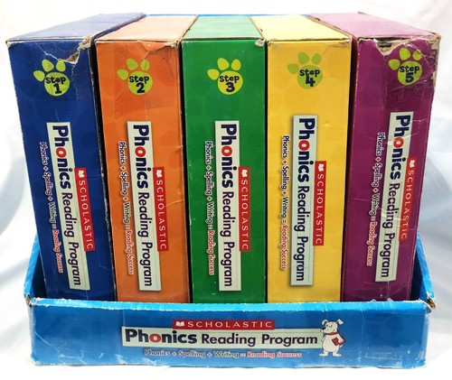 Scholastic PHONICS LESPROGRAMM Arbeitsbücher Leser Spiel Homeschool lehren lernen