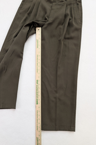 City Streets Vintage Men's Suit Size 42S Double Breasted Pleated Pants Sz30x27.5 - Picture 21 of 24