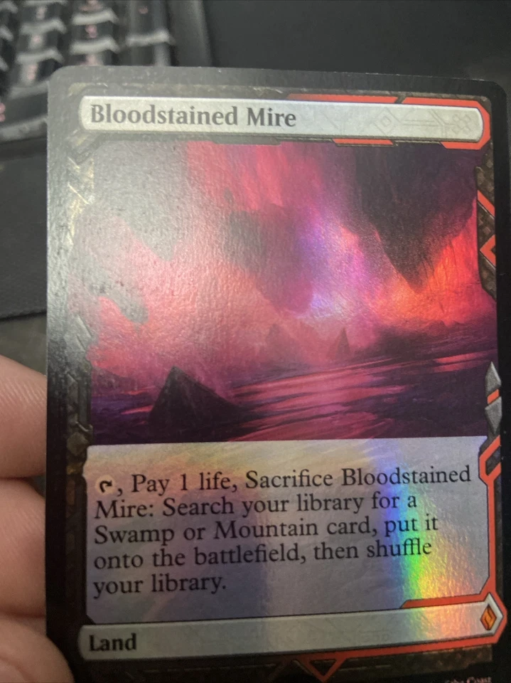 Bloodstained Mire Expedition Foil LP/MP - Image 3 of 4