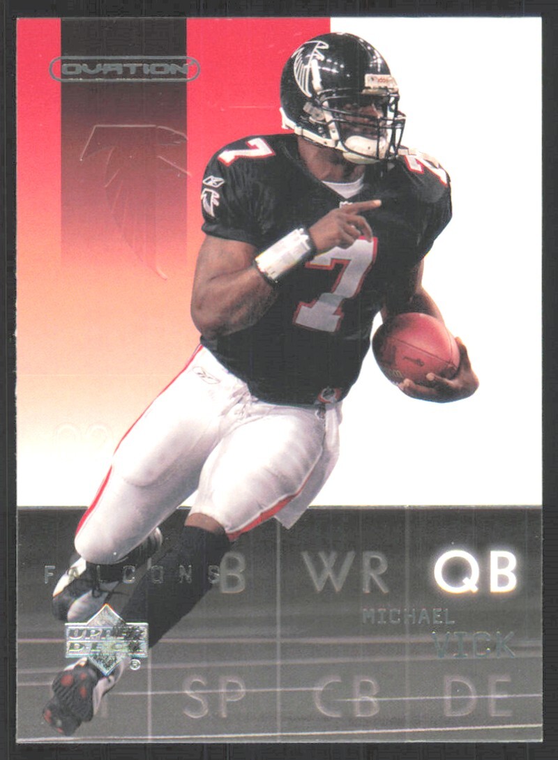 2002 Upper Deck Ovation Michael Vick Atlanta Falcons #4
