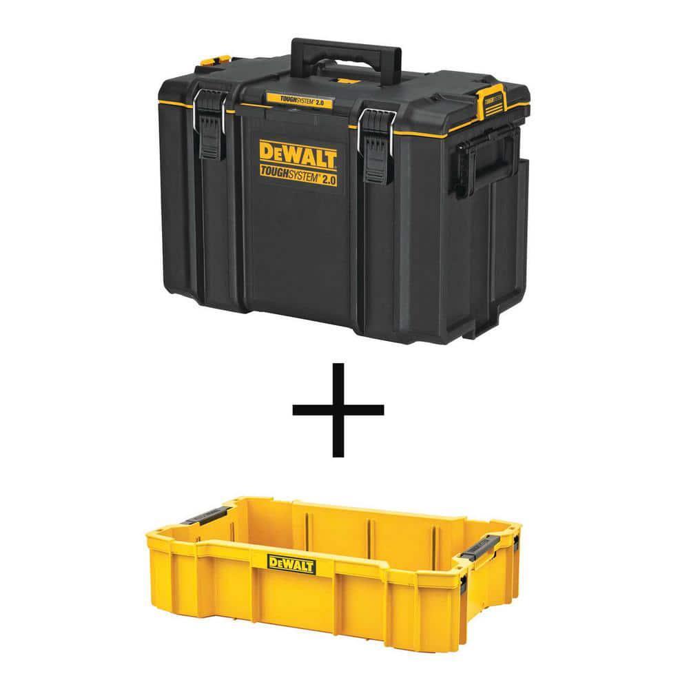 TOUGHSYSTEM 2.0 22 in. Extra Large Tool Box and 2.0 Deep Tool Tray