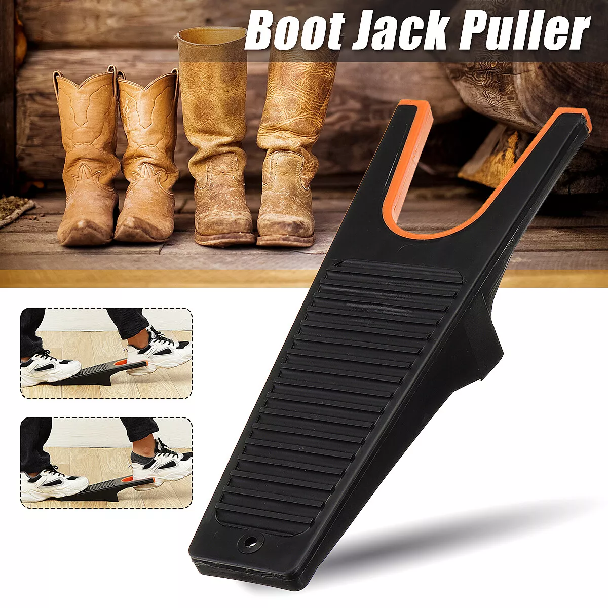 Heavy Duty Boot Jack Puller Leather Shoe Remover Mud Scraper Foot Welly  Scraper