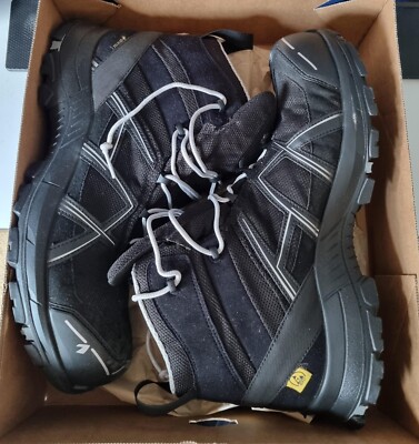 HAIX Sicherheitsschuhe Black Eagle Safety 40.1 Mid S3 black/silver  EU 45/UK 10