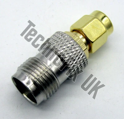 TNC female to SMA male adapter (TNC F to SMA M)